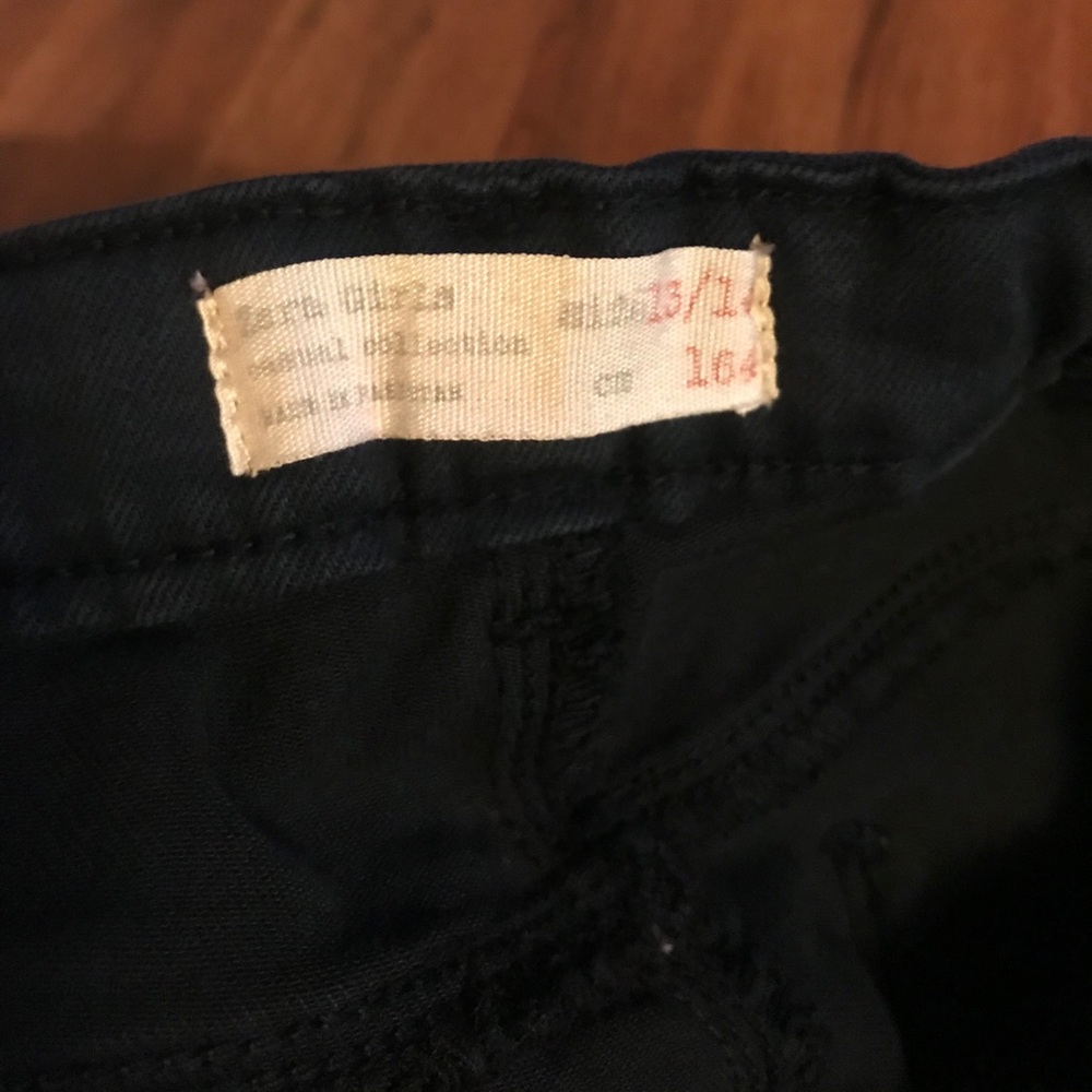 Zara girls casual collection navy skinny 13/14 - Picture 3 of 10